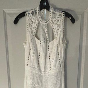 White Lace Jumper